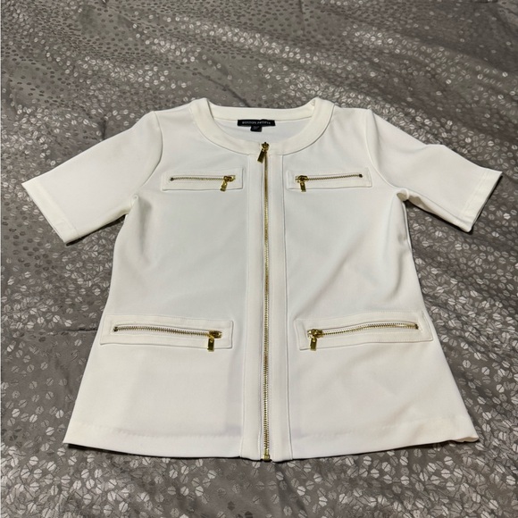 Pants too! Boston Proper Ivory Coast Cropped Chic Coordinates outfit - Picture 2 of 7